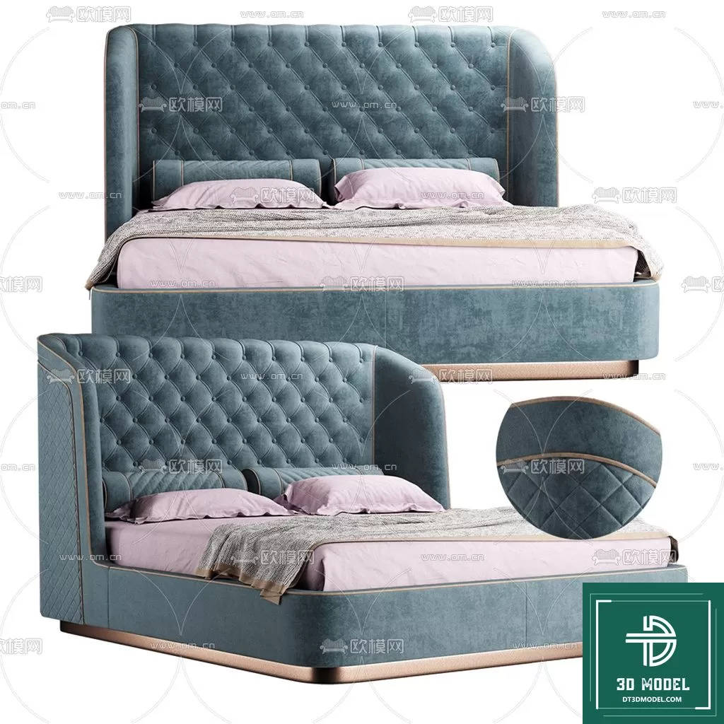 LUXURY – 3D Models – BED – 062