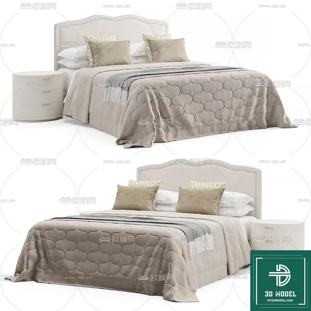 LUXURY – 3D Models – BED – 063