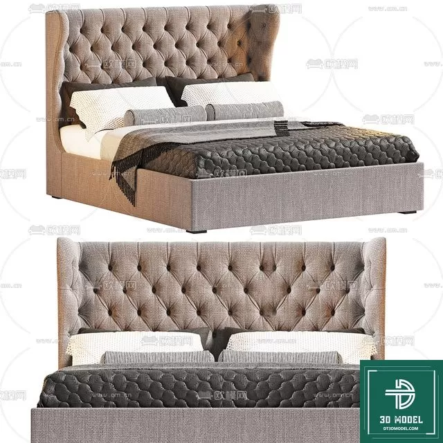 LUXURY – 3D Models – BED – 064