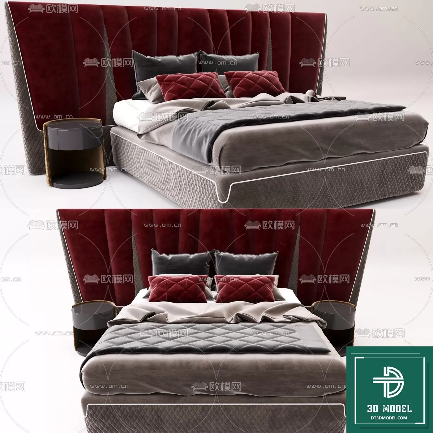 LUXURY – 3D Models – BED – 068