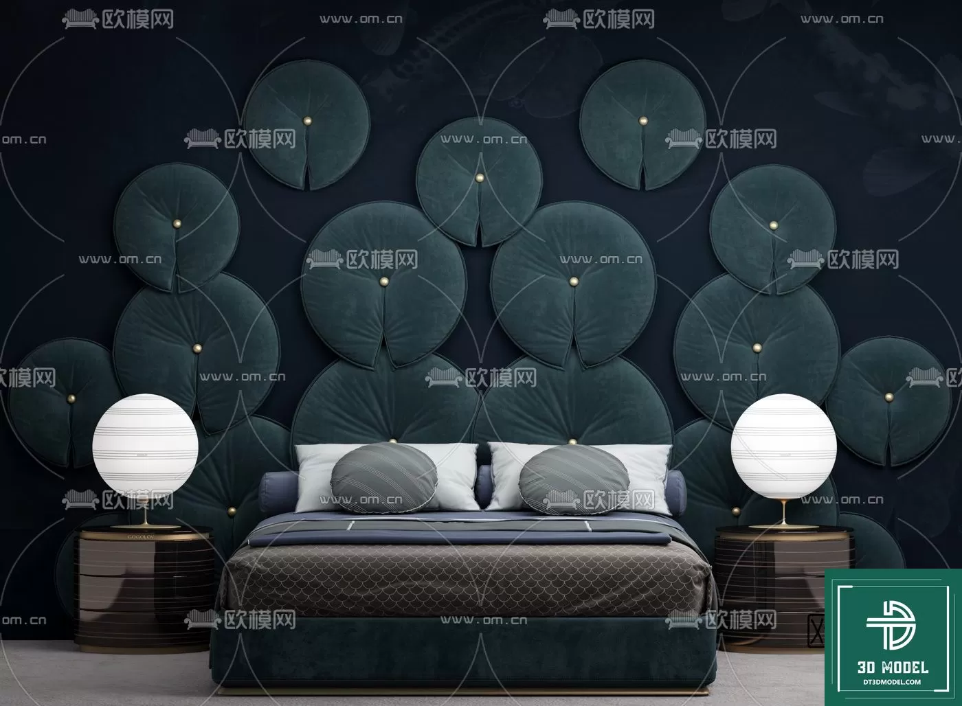 LUXURY – 3D Models – BED – 069