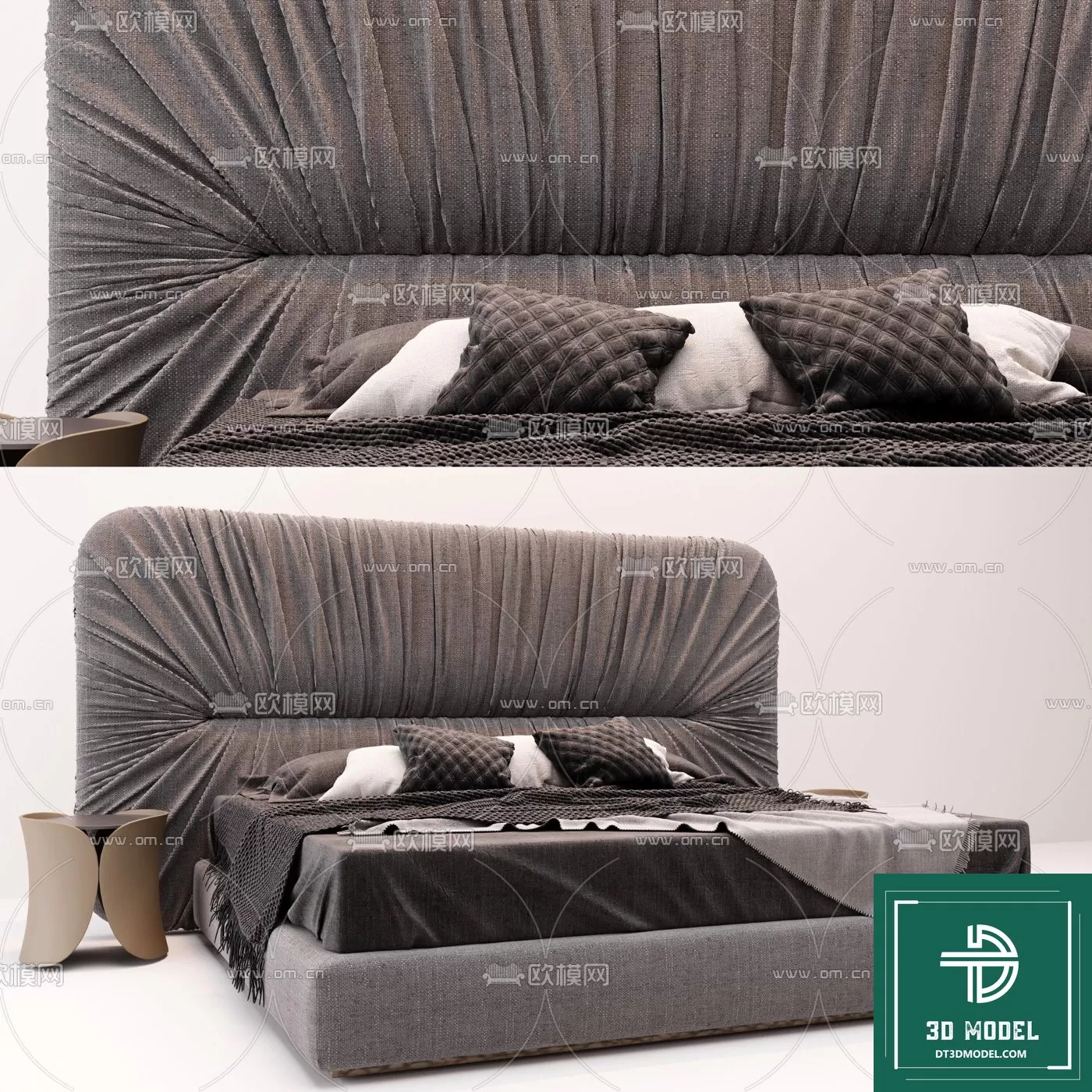LUXURY – 3D Models – BED – 070