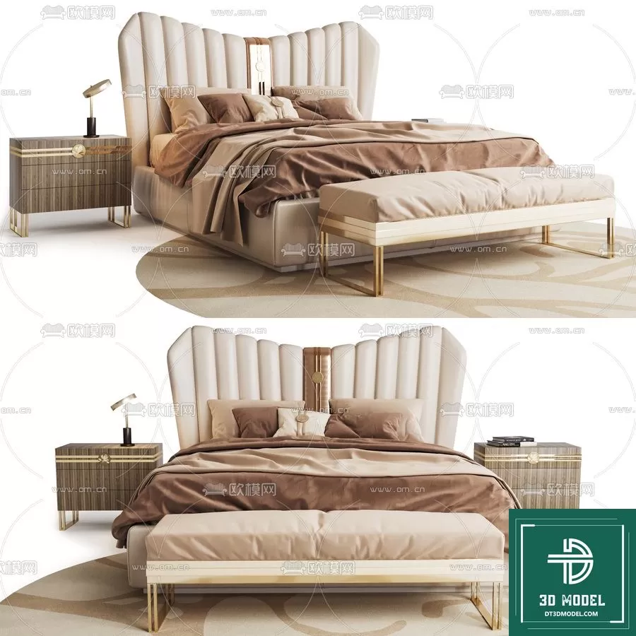 LUXURY – 3D Models – BED – 071