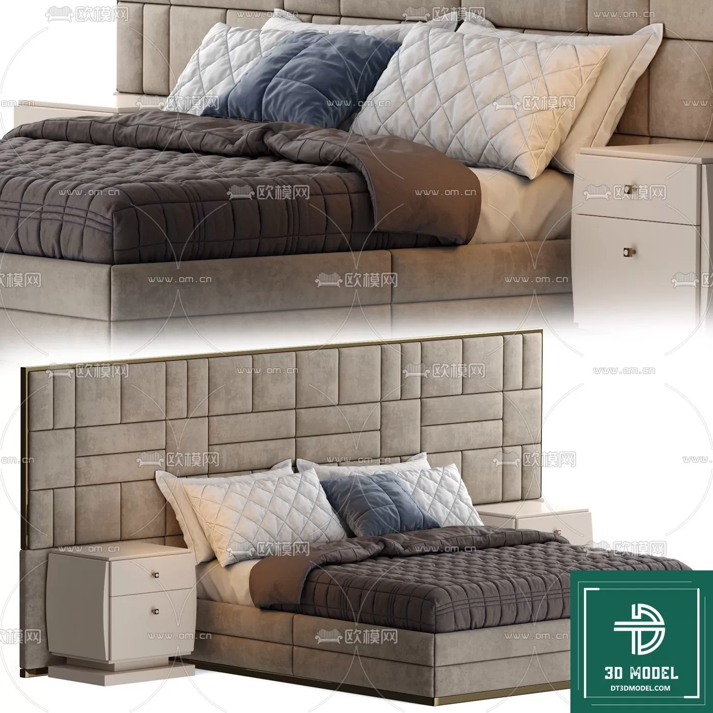 LUXURY – 3D Models – BED – 072
