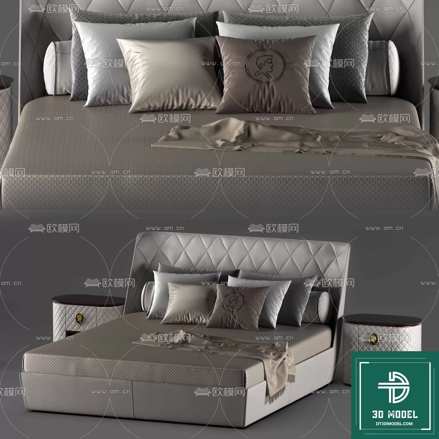 LUXURY – 3D Models – BED – 073