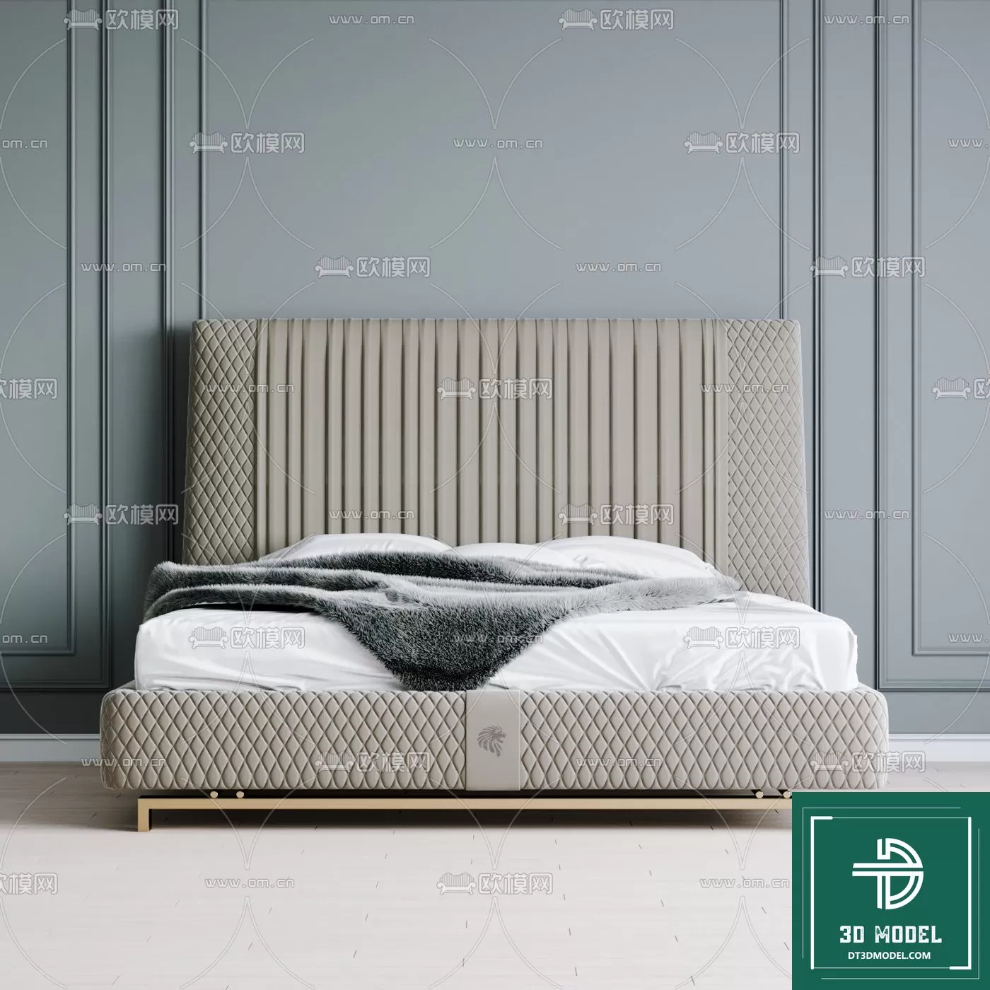 LUXURY – 3D Models – BED – 075