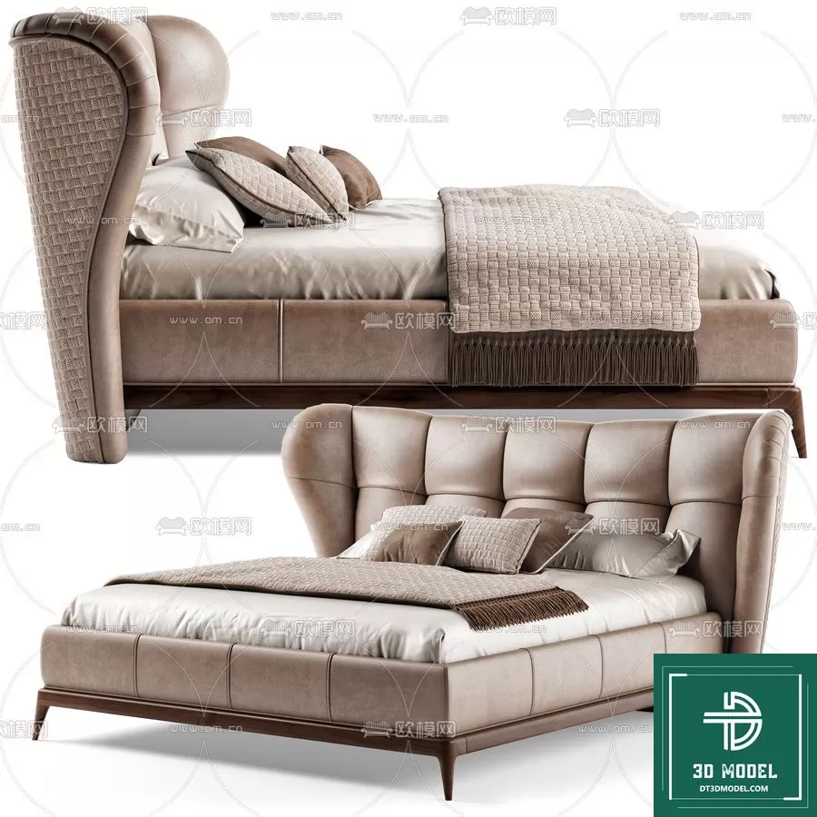 LUXURY – 3D Models – BED – 076