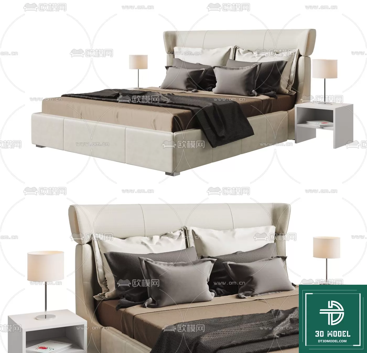 LUXURY – 3D Models – BED – 078