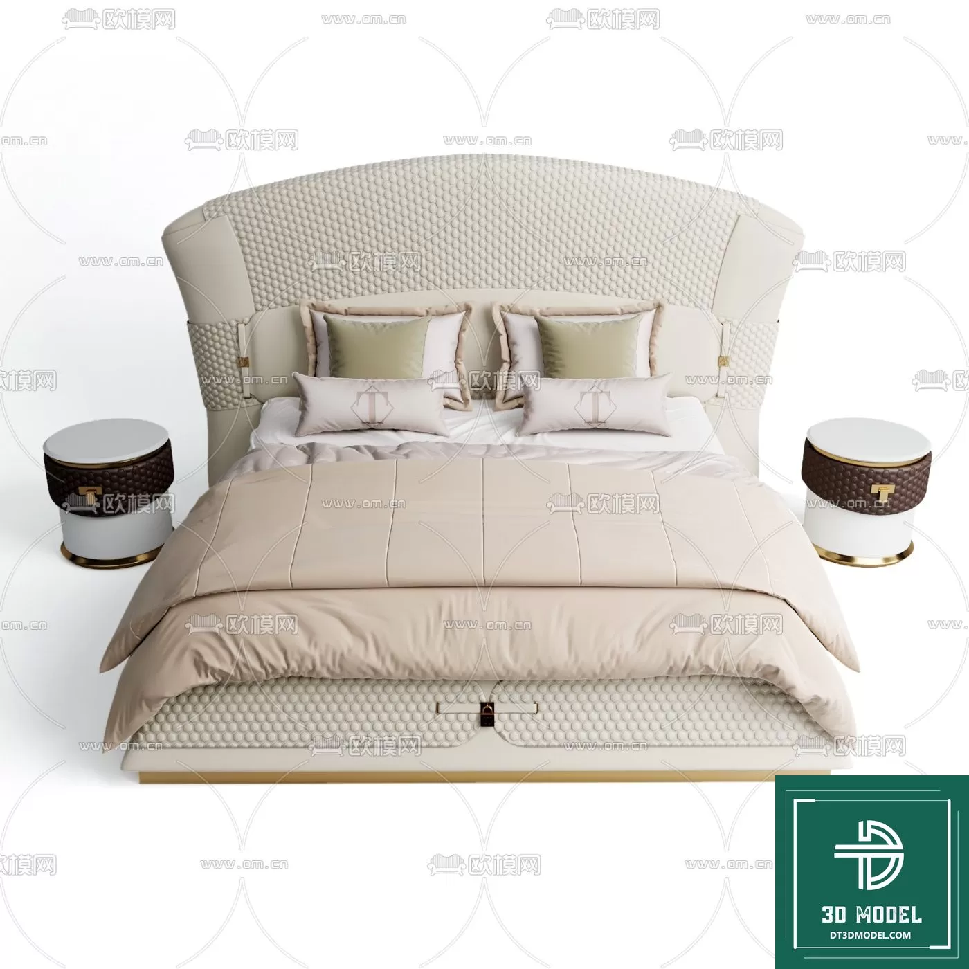 LUXURY – 3D Models – BED – 079