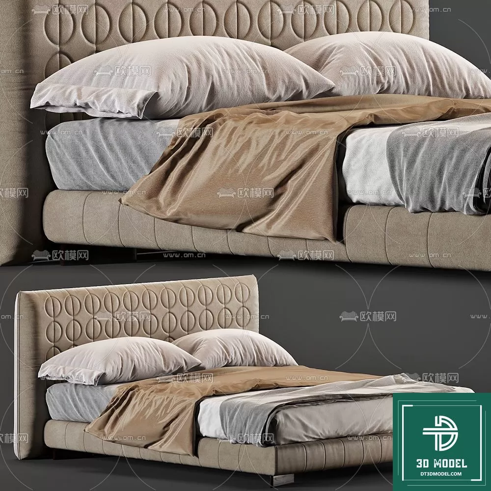 LUXURY – 3D Models – BED – 080
