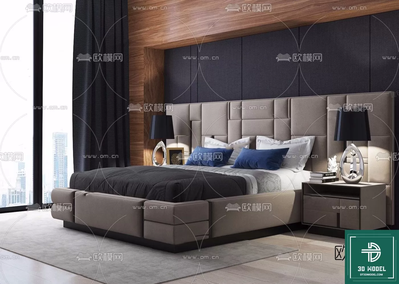 LUXURY – 3D Models – BED – 081