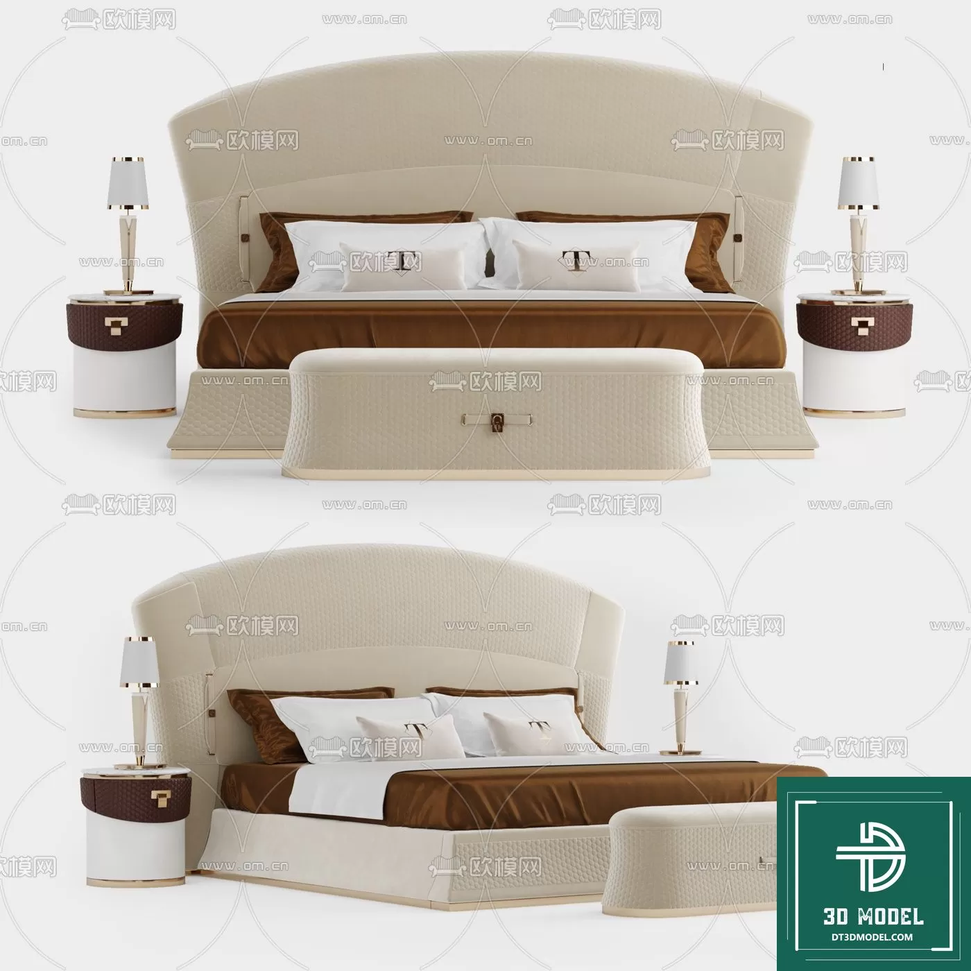 LUXURY – 3D Models – BED – 082