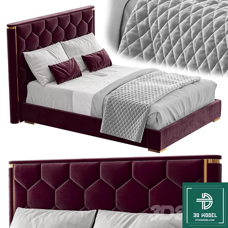 LUXURY – 3D Models – BED – 083