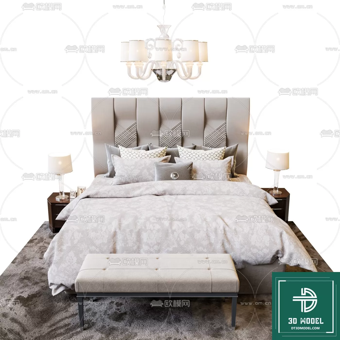 LUXURY – 3D Models – BED – 091