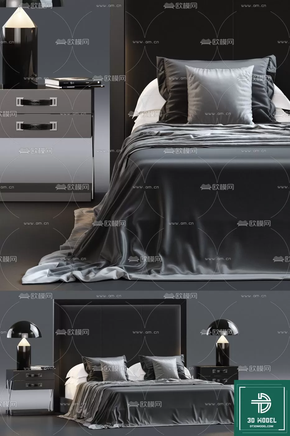 LUXURY – 3D Models – BED – 093