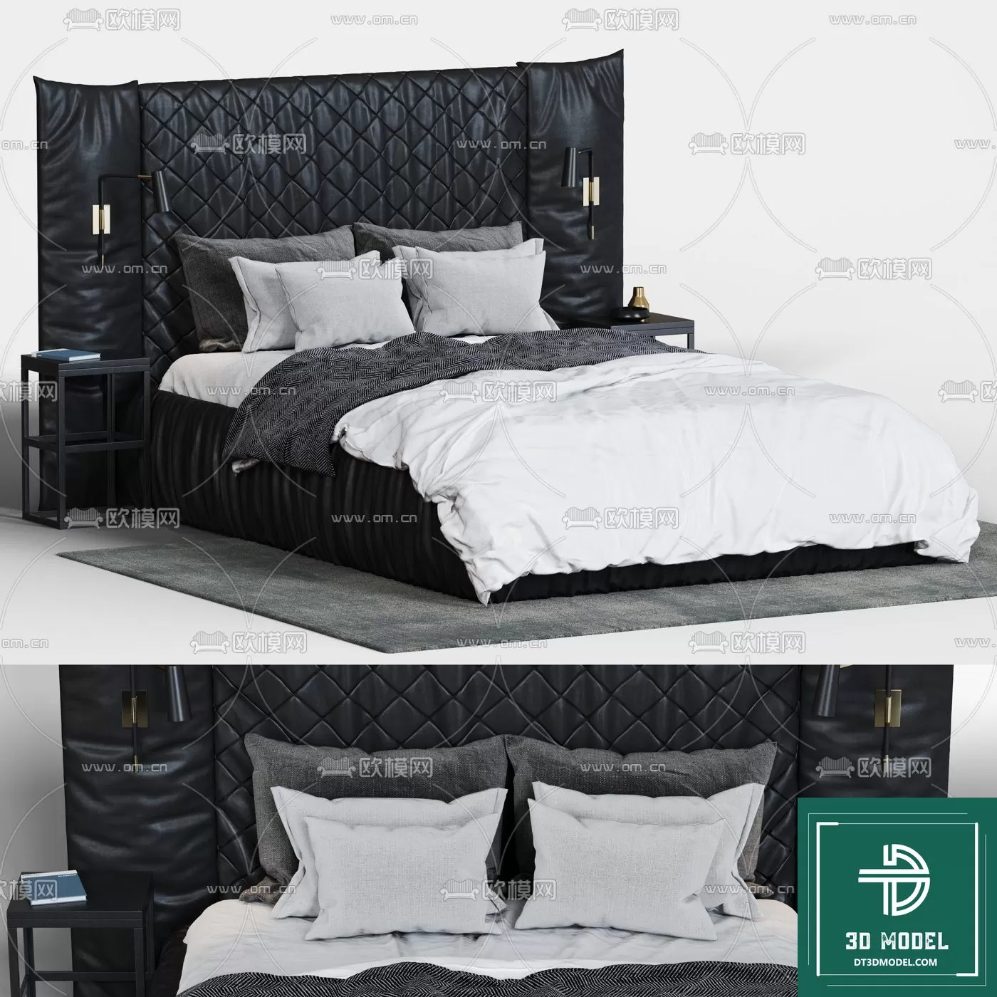 LUXURY – 3D Models – BED – 095