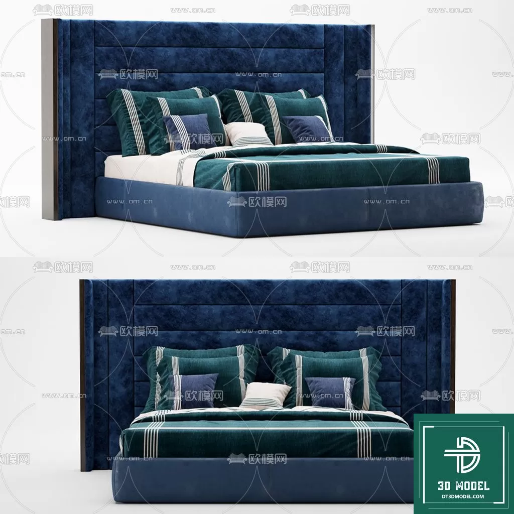 LUXURY – 3D Models – BED – 098