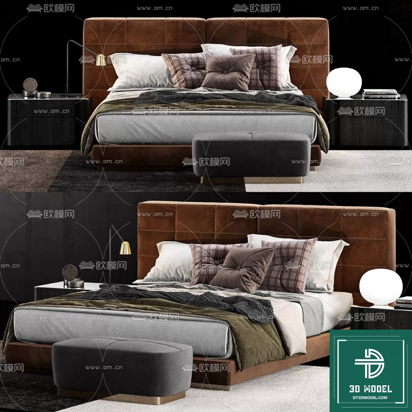 LUXURY – 3D Models – BED – 100