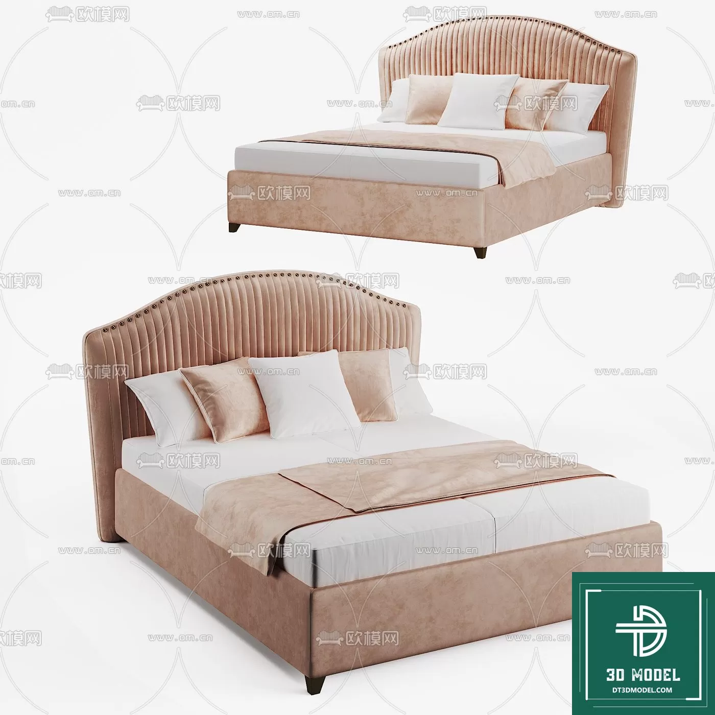 LUXURY – 3D Models – BED – 107