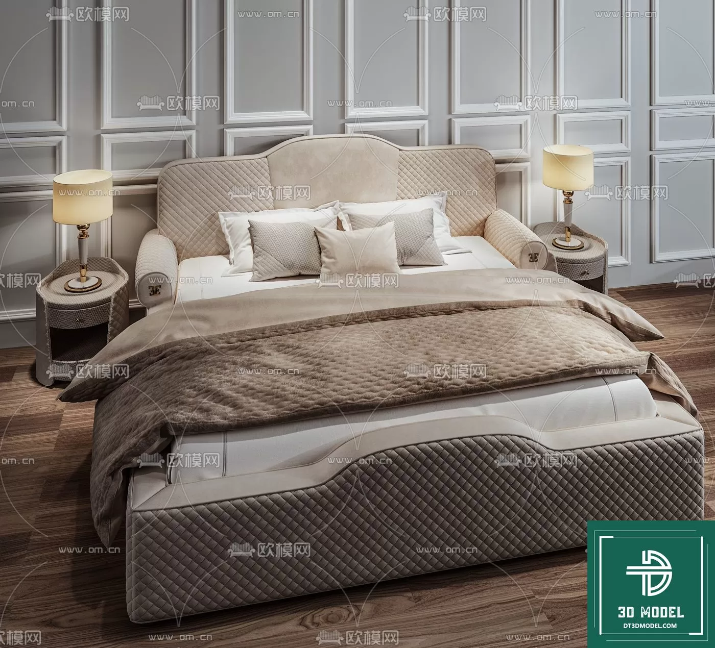 LUXURY – 3D Models – BED – 114