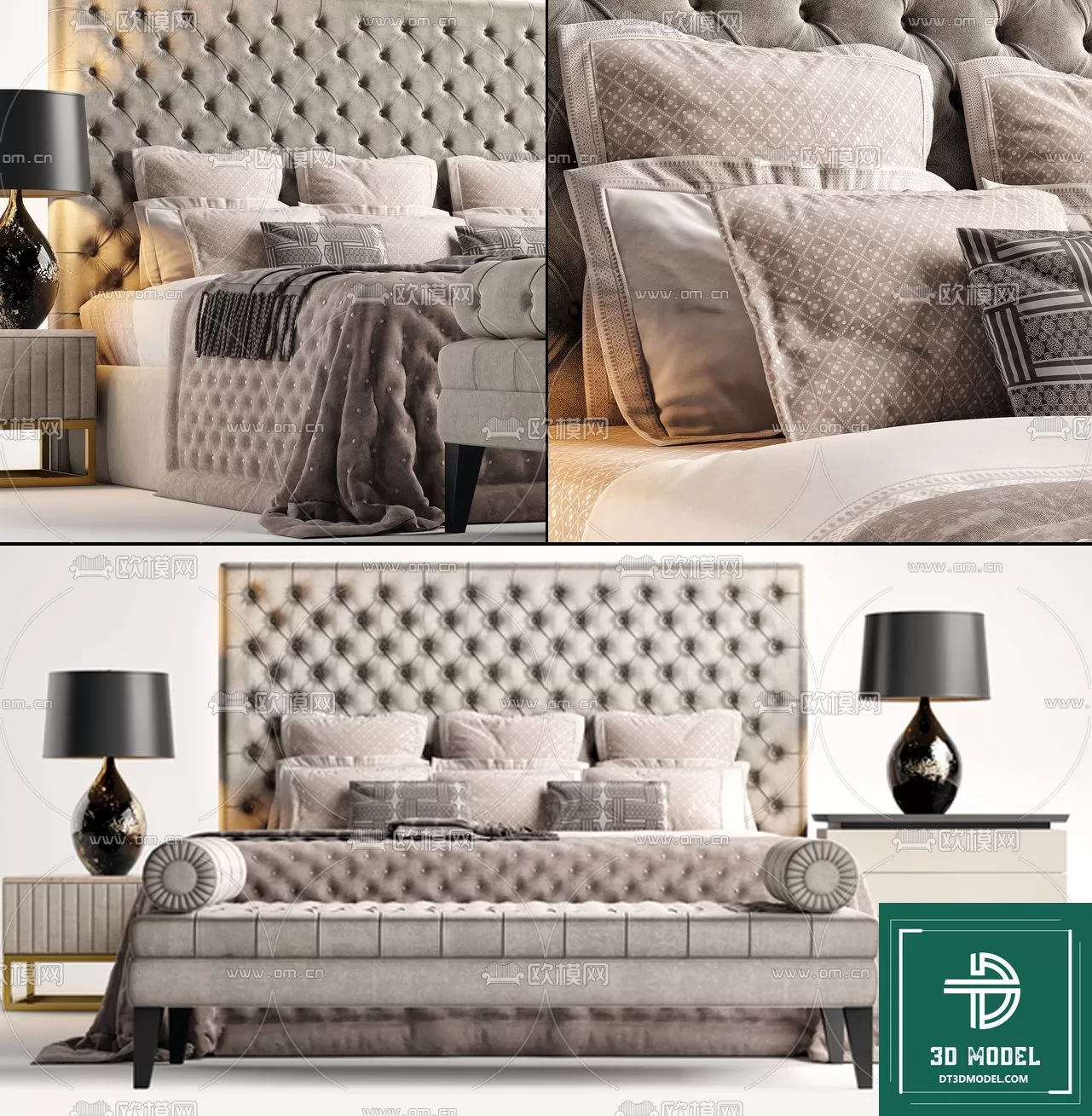 LUXURY – 3D Models – BED – 115