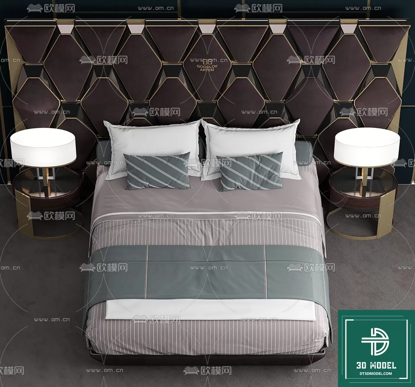 LUXURY – 3D Models – BED – 118