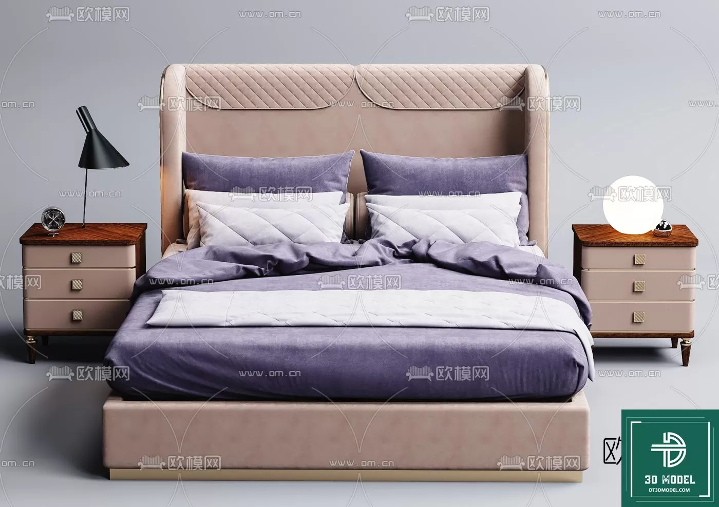 LUXURY – 3D Models – BED – 120