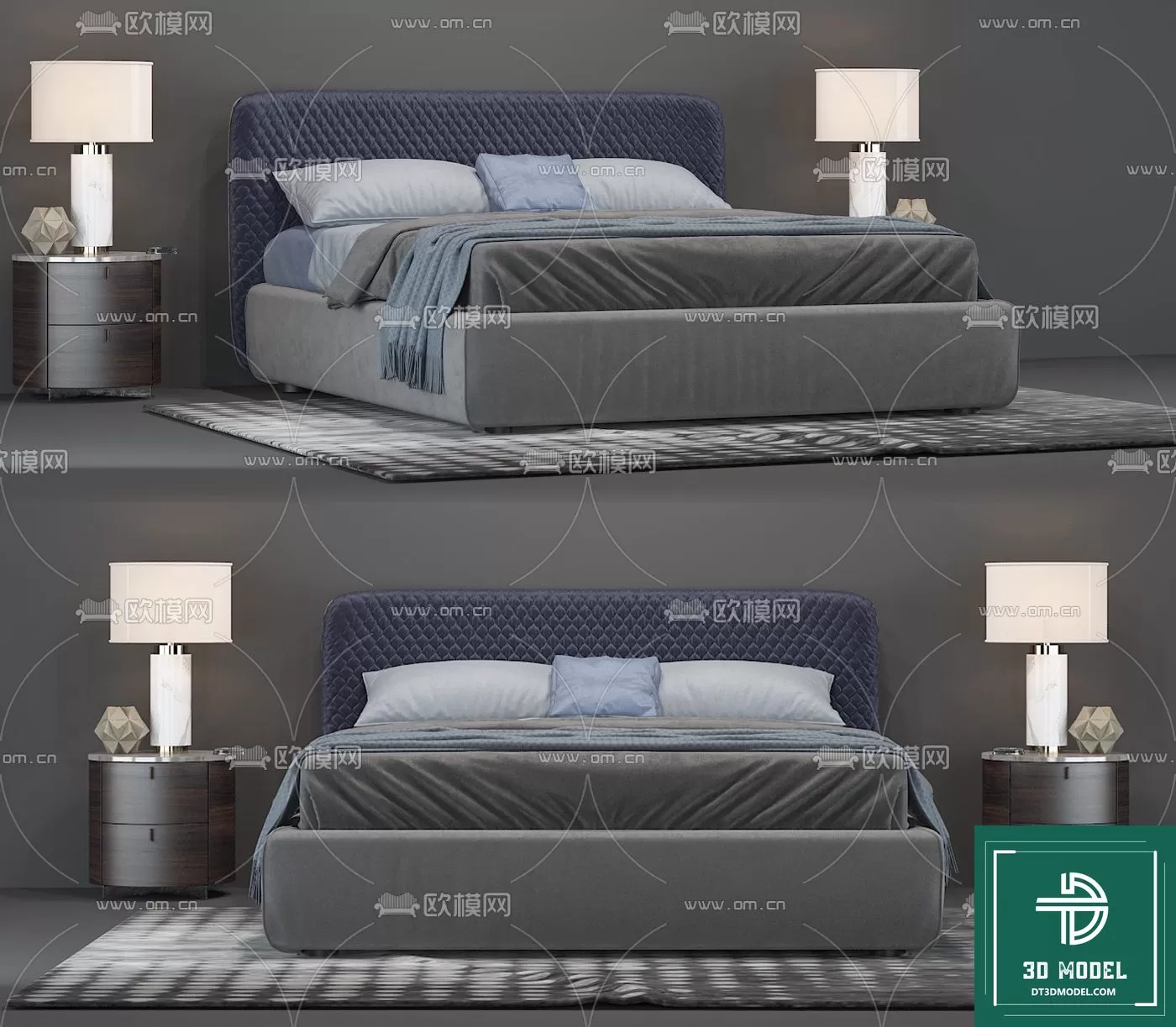 LUXURY – 3D Models – BED – 123