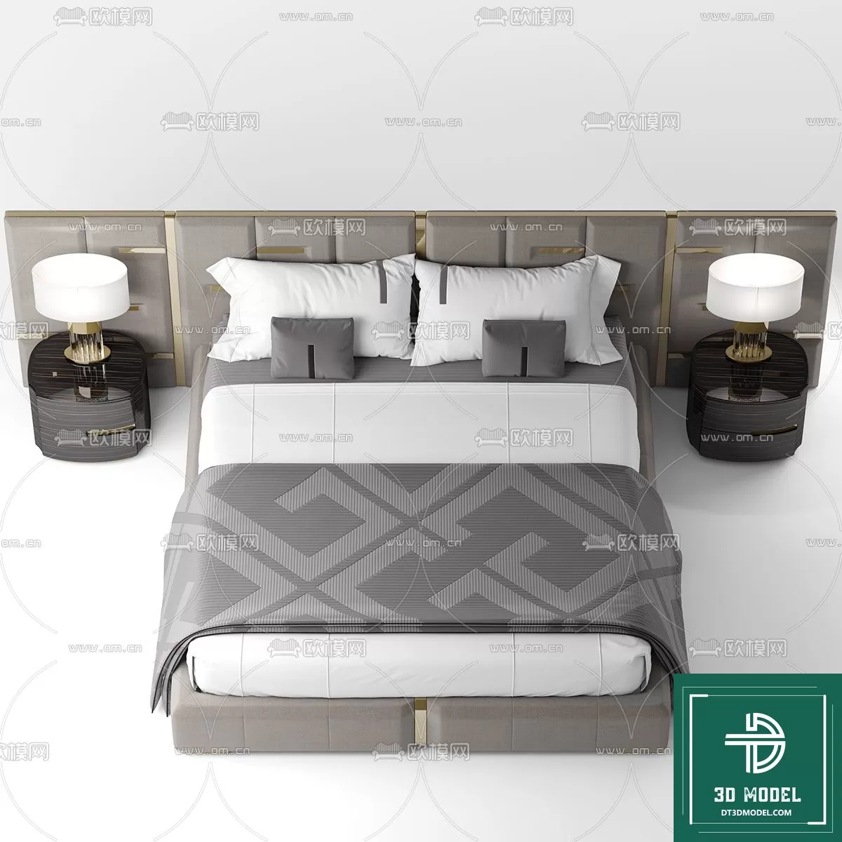 LUXURY – 3D Models – BED – 126