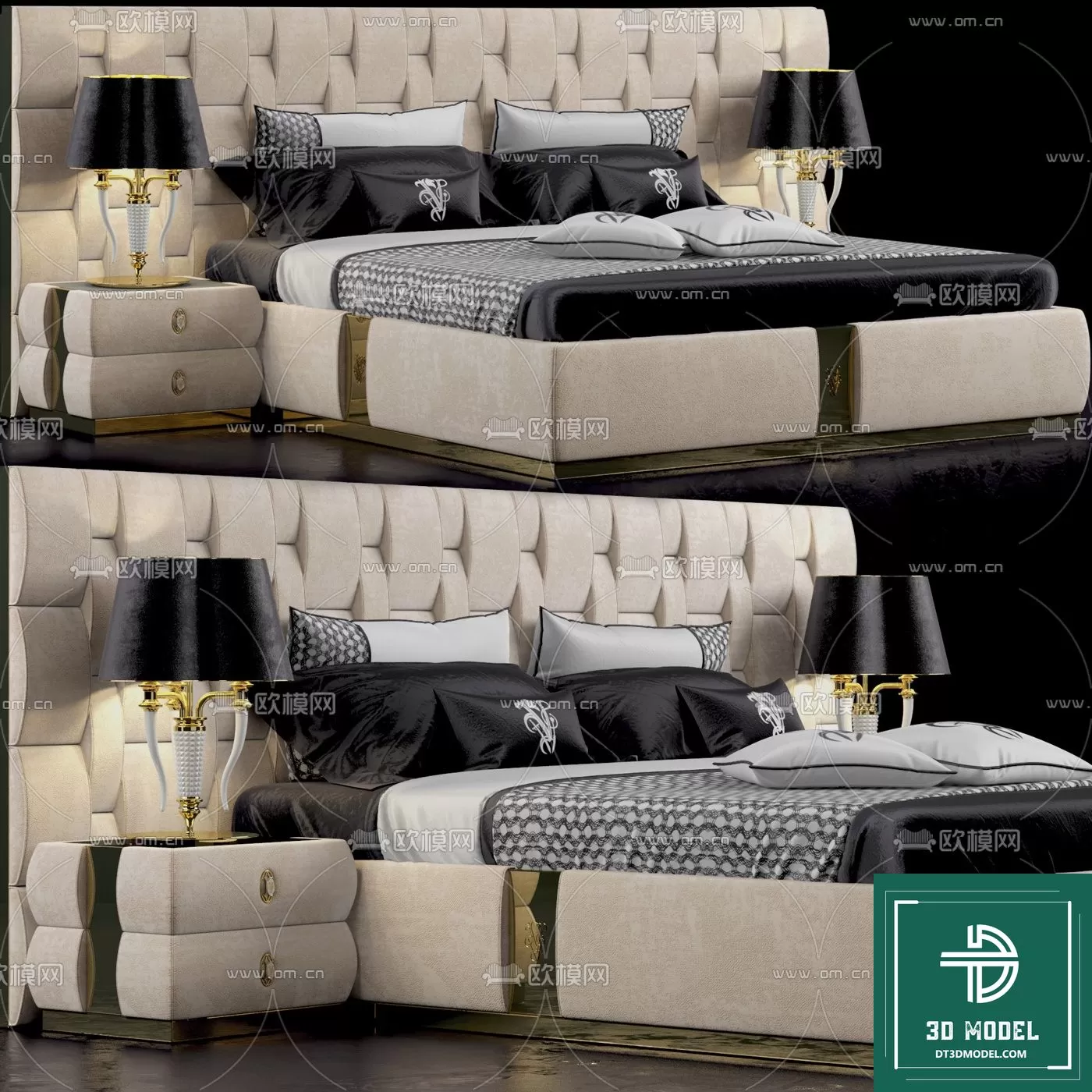 LUXURY – 3D Models – BED – 127