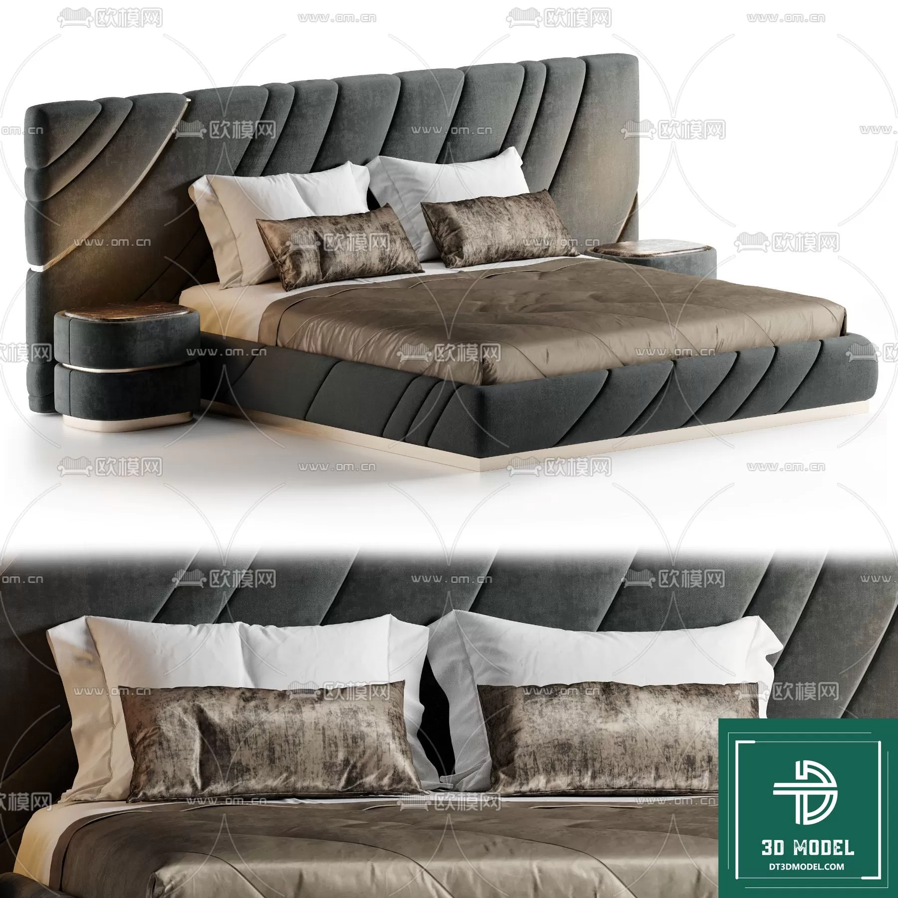 LUXURY – 3D Models – BED – 133