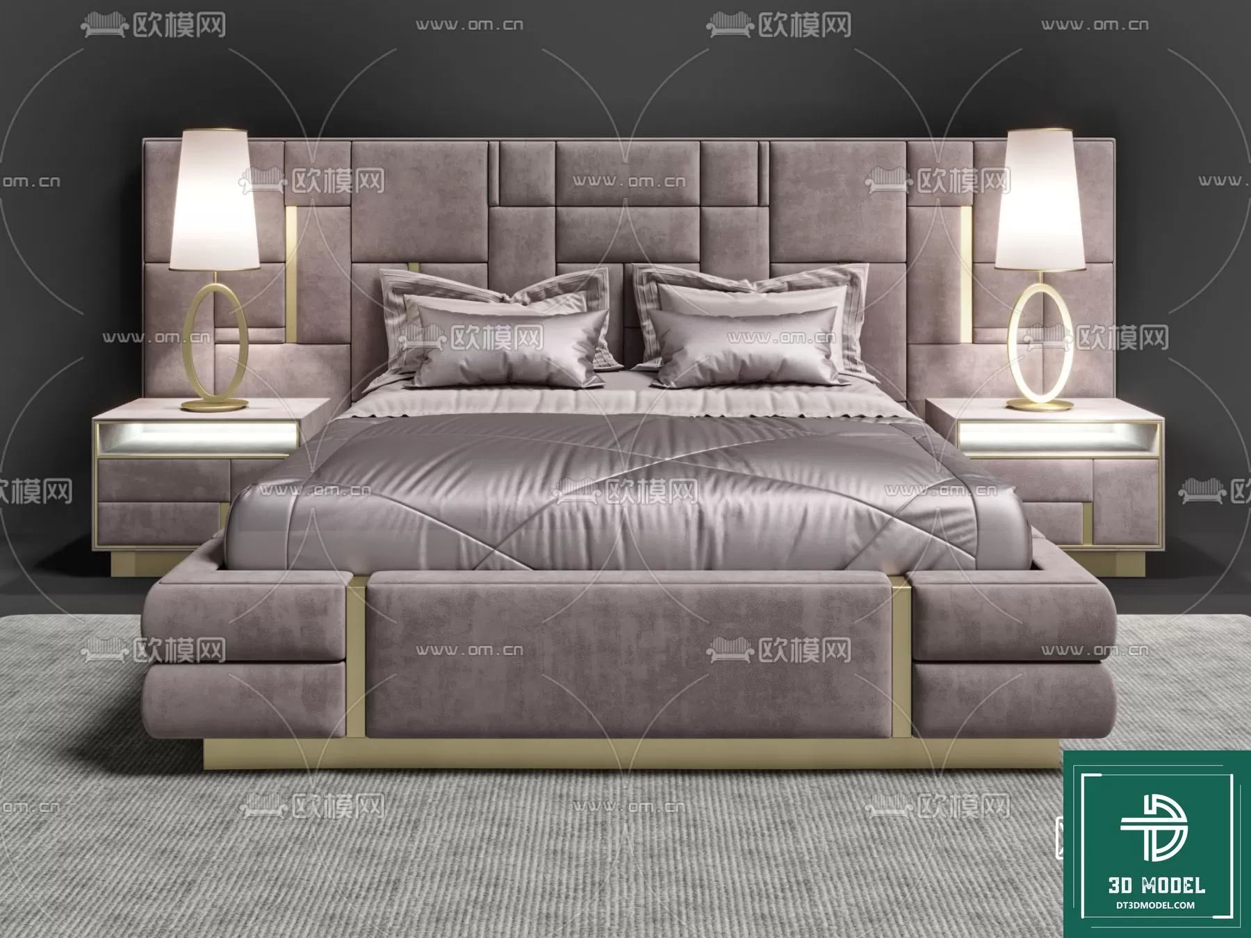 LUXURY – 3D Models – BED – 137