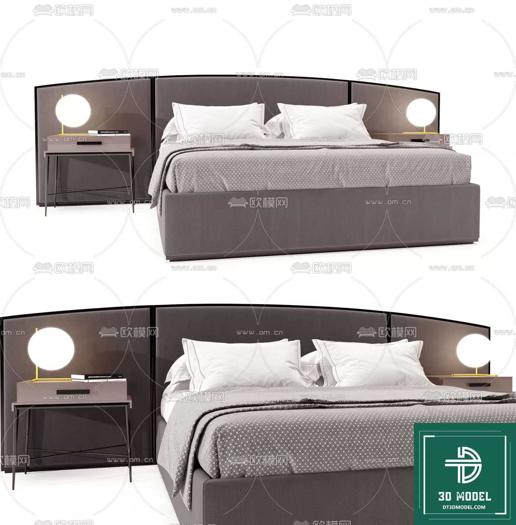 LUXURY – 3D Models – BED – 140