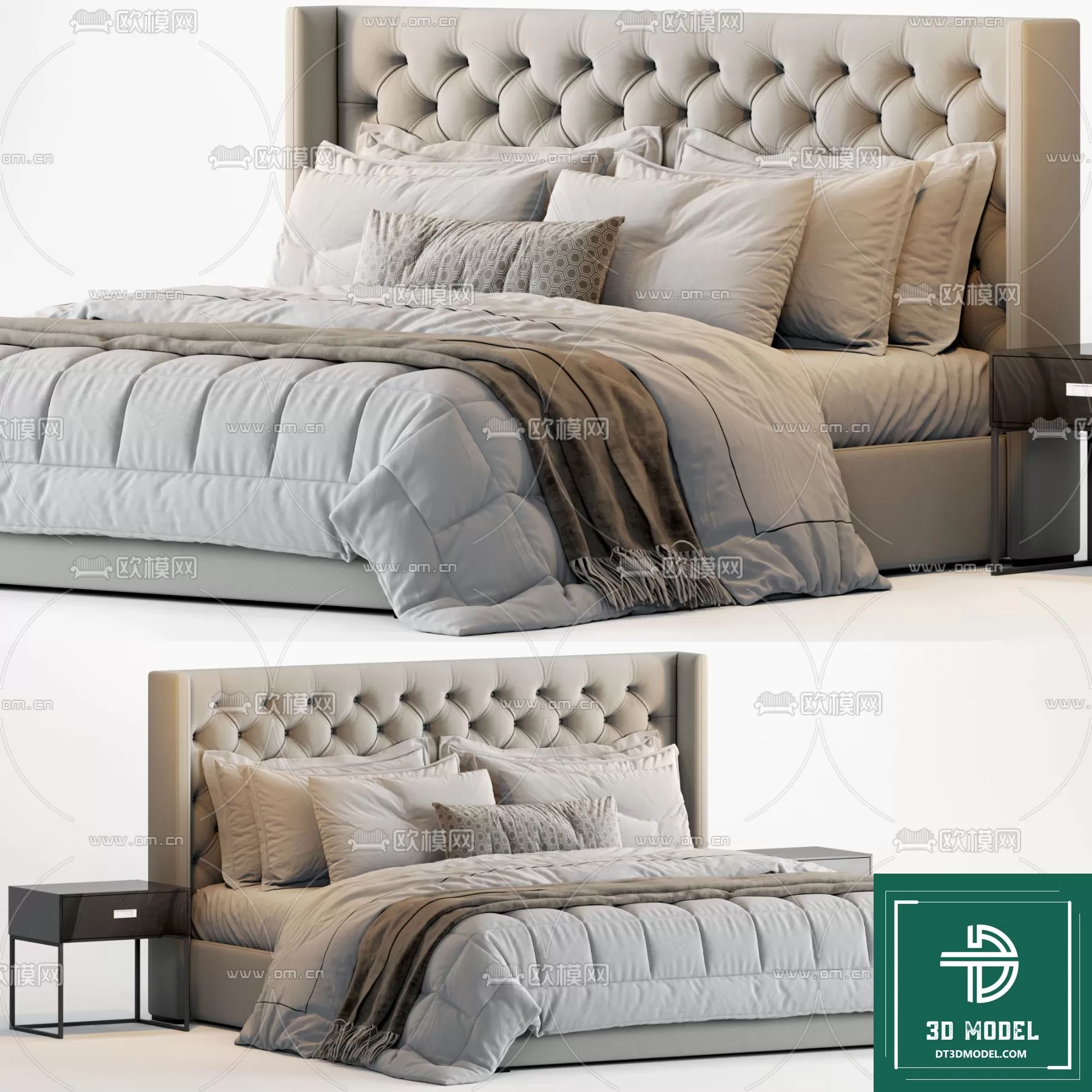 LUXURY – 3D Models – BED – 142