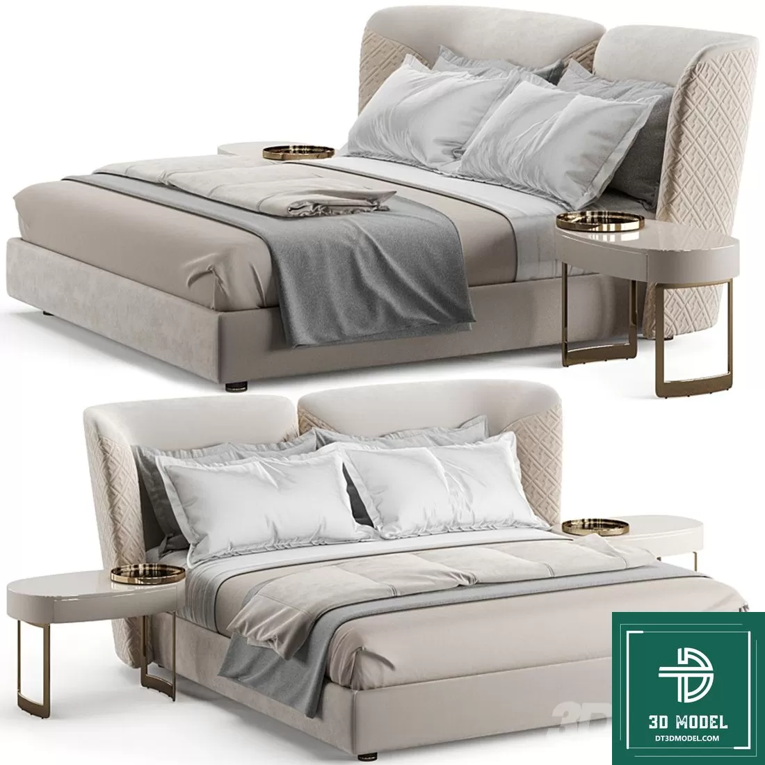 LUXURY – 3D Models – BED – 144