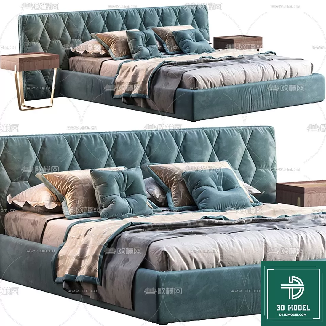 LUXURY – 3D Models – BED – 151