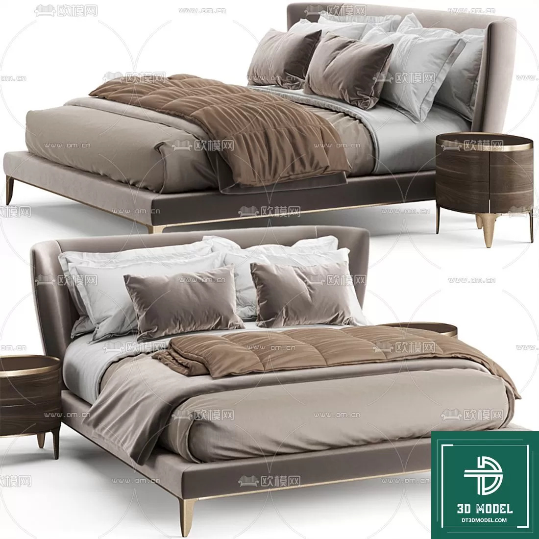 LUXURY – 3D Models – BED – 157