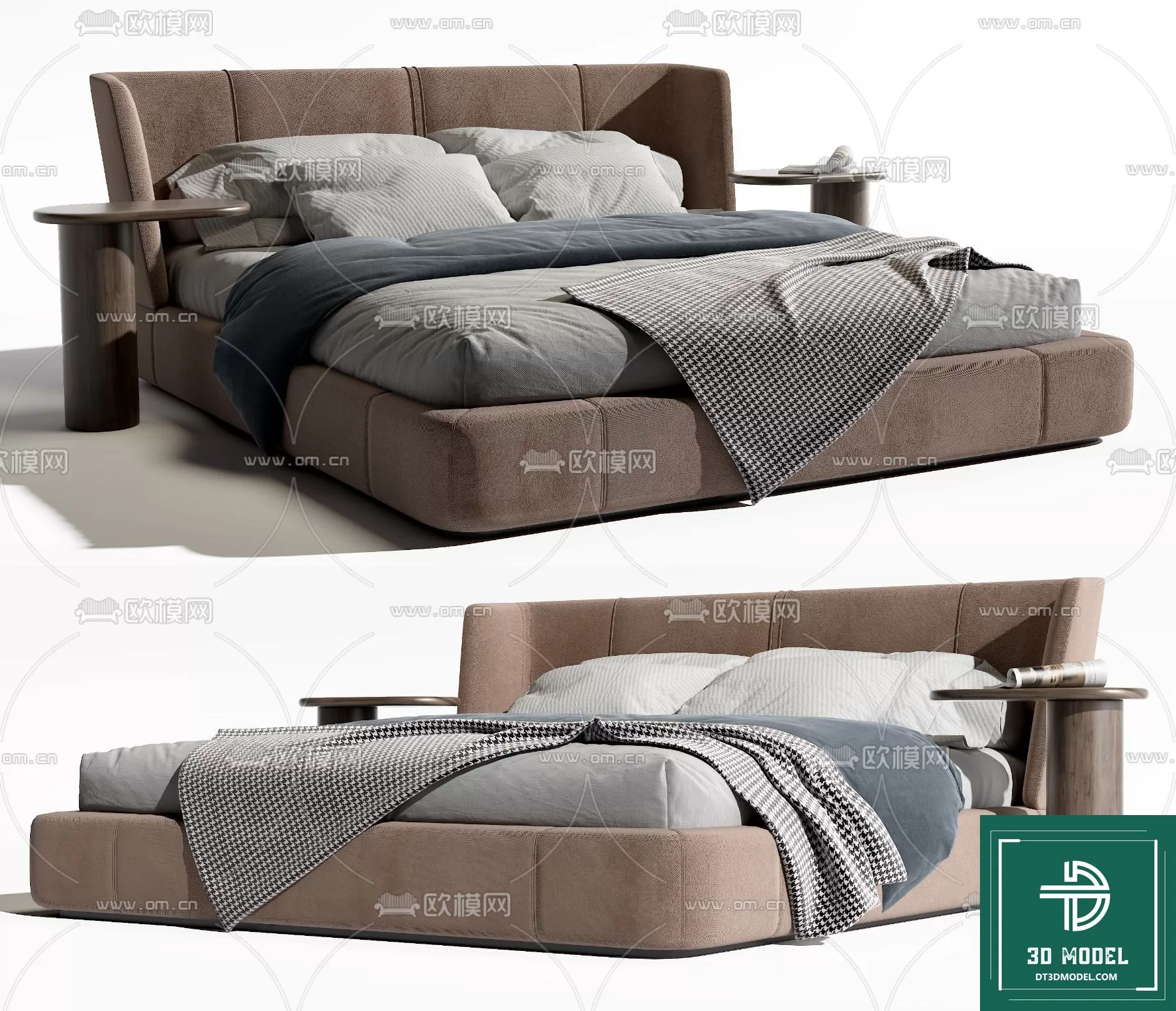 LUXURY – 3D Models – BED – 160