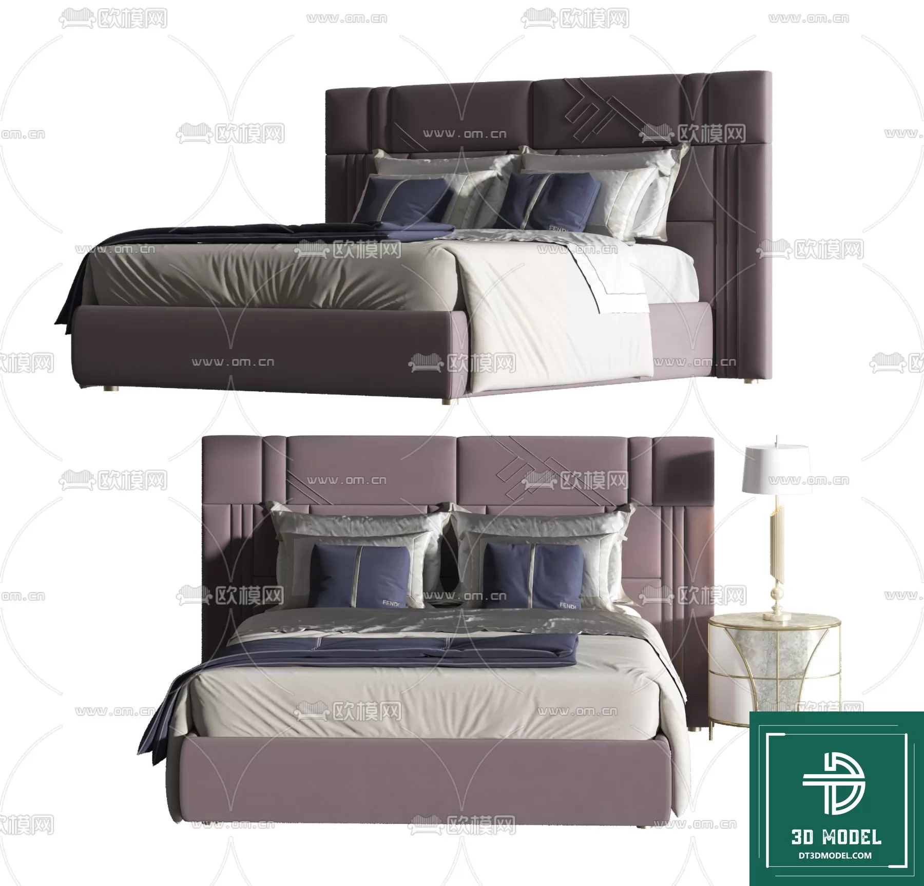 LUXURY – 3D Models – BED – 168