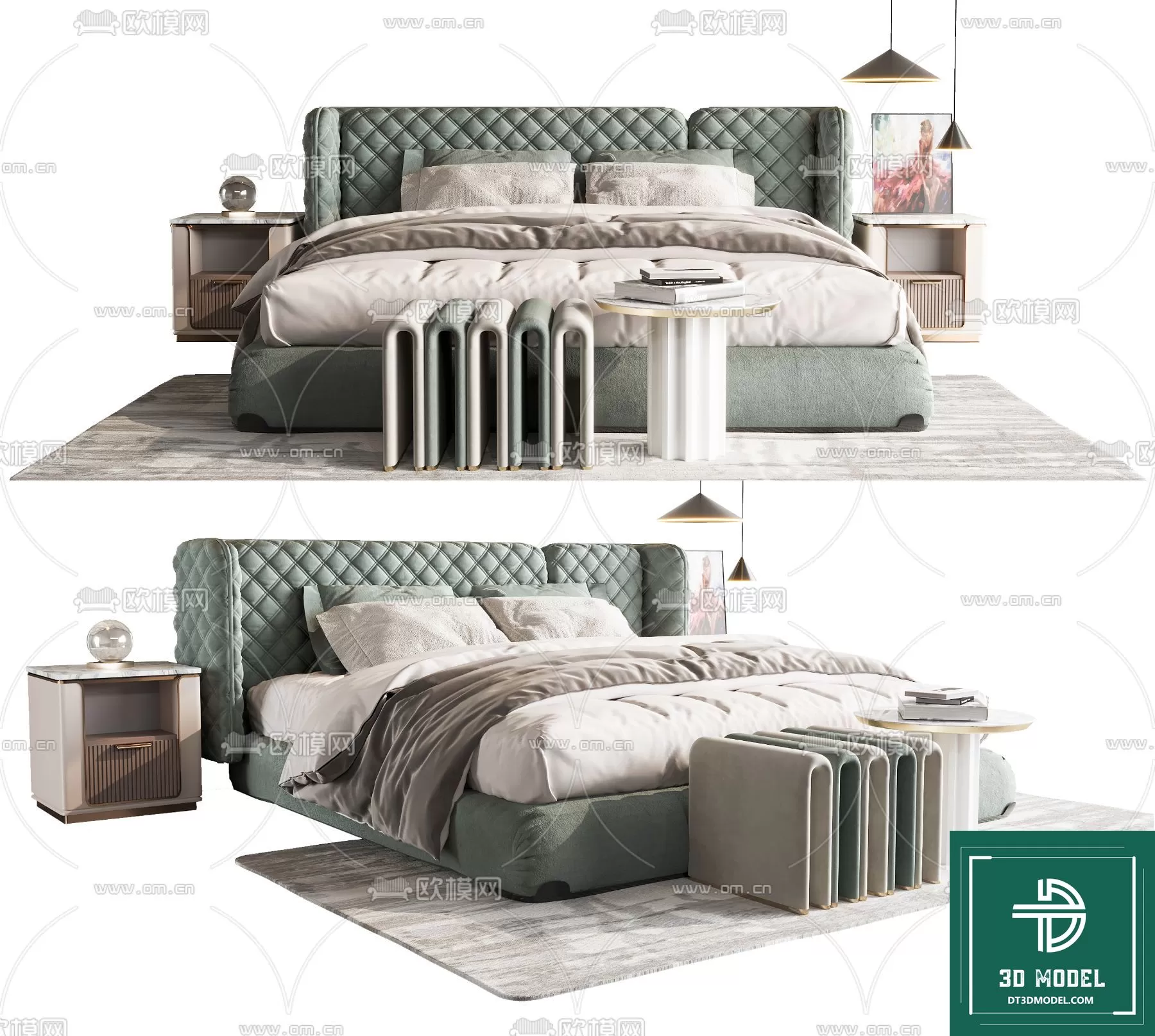 LUXURY – 3D Models – BED – 170