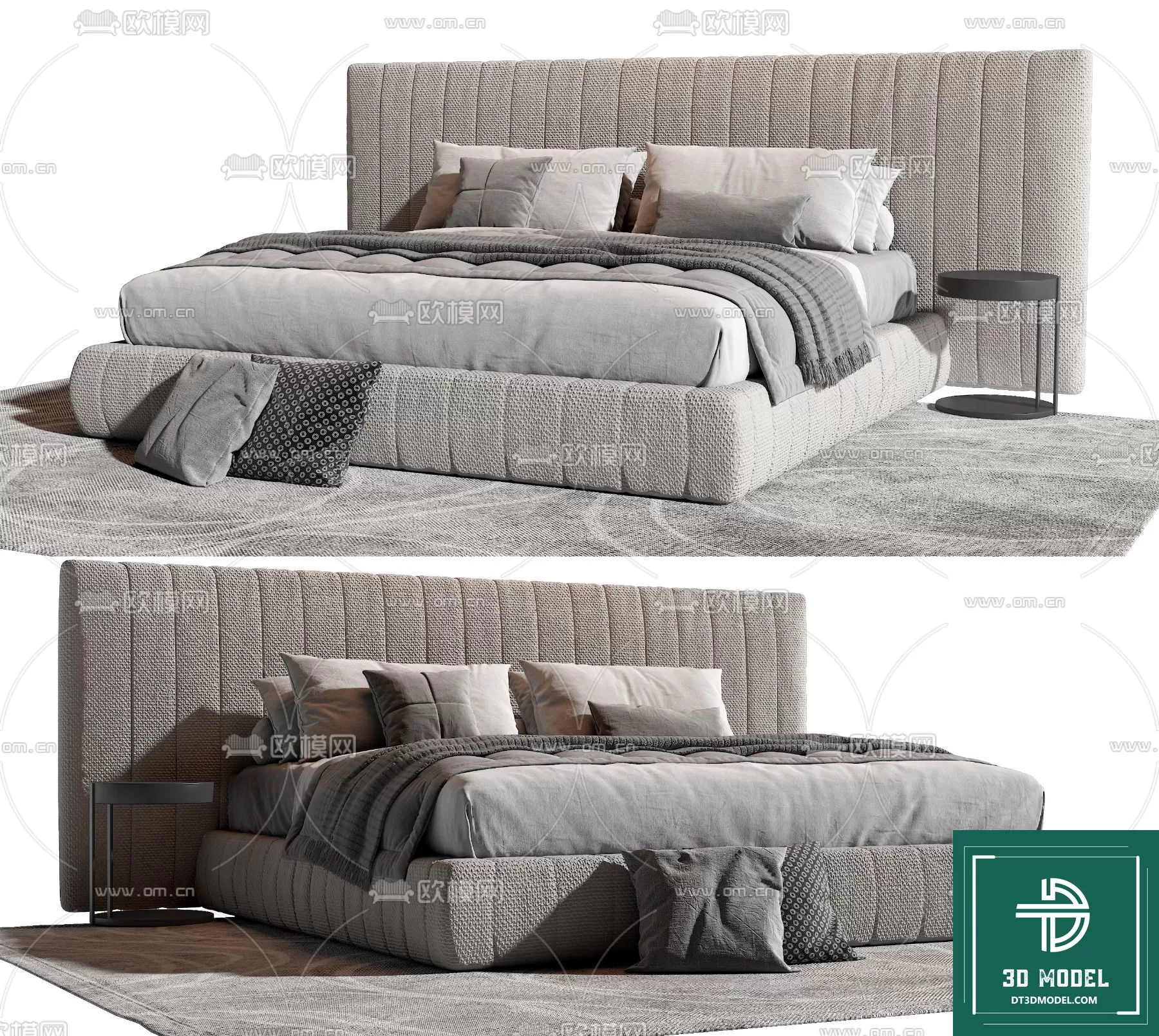 LUXURY – 3D Models – BED – 174