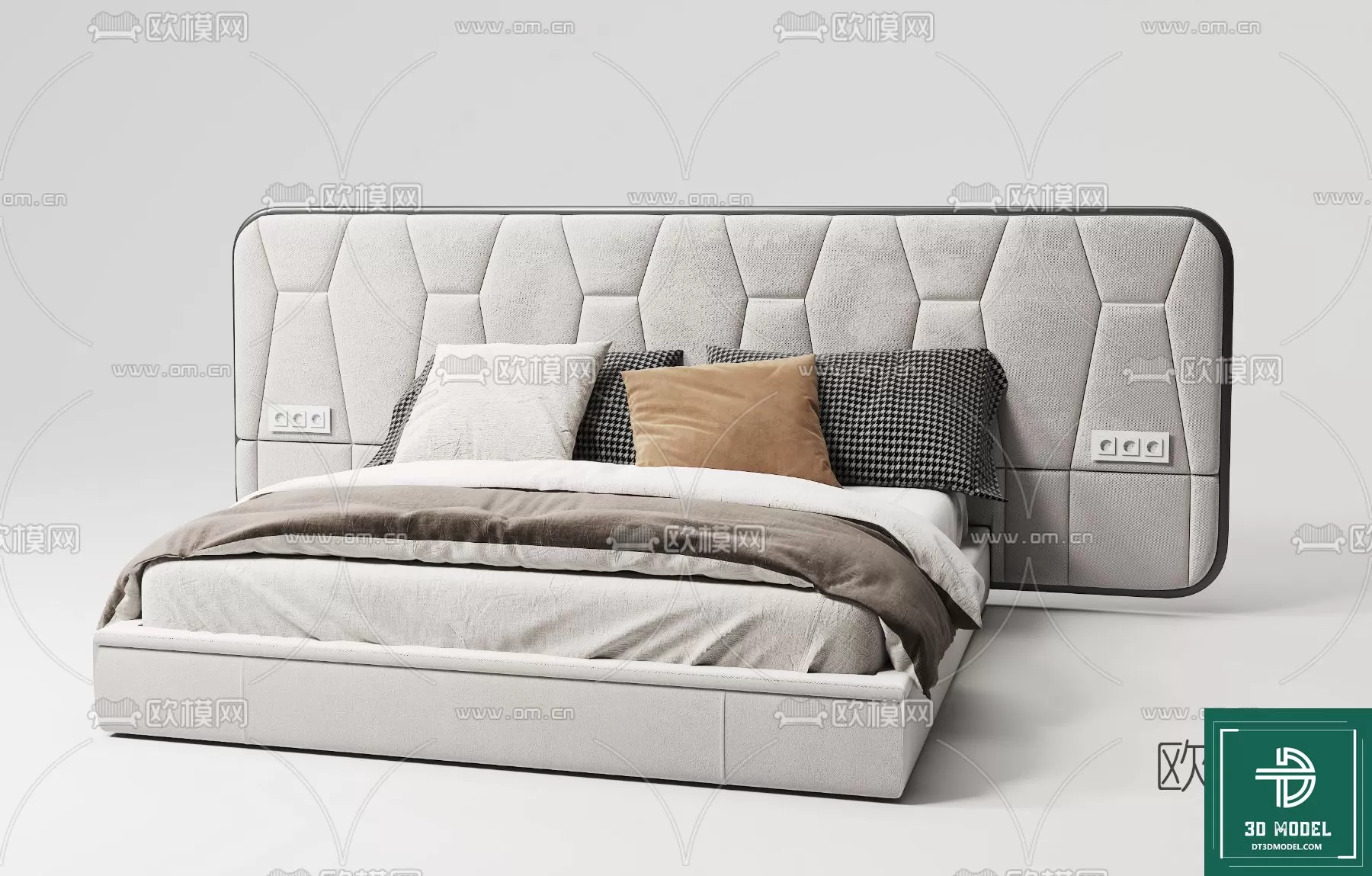 LUXURY – 3D Models – BED – 175