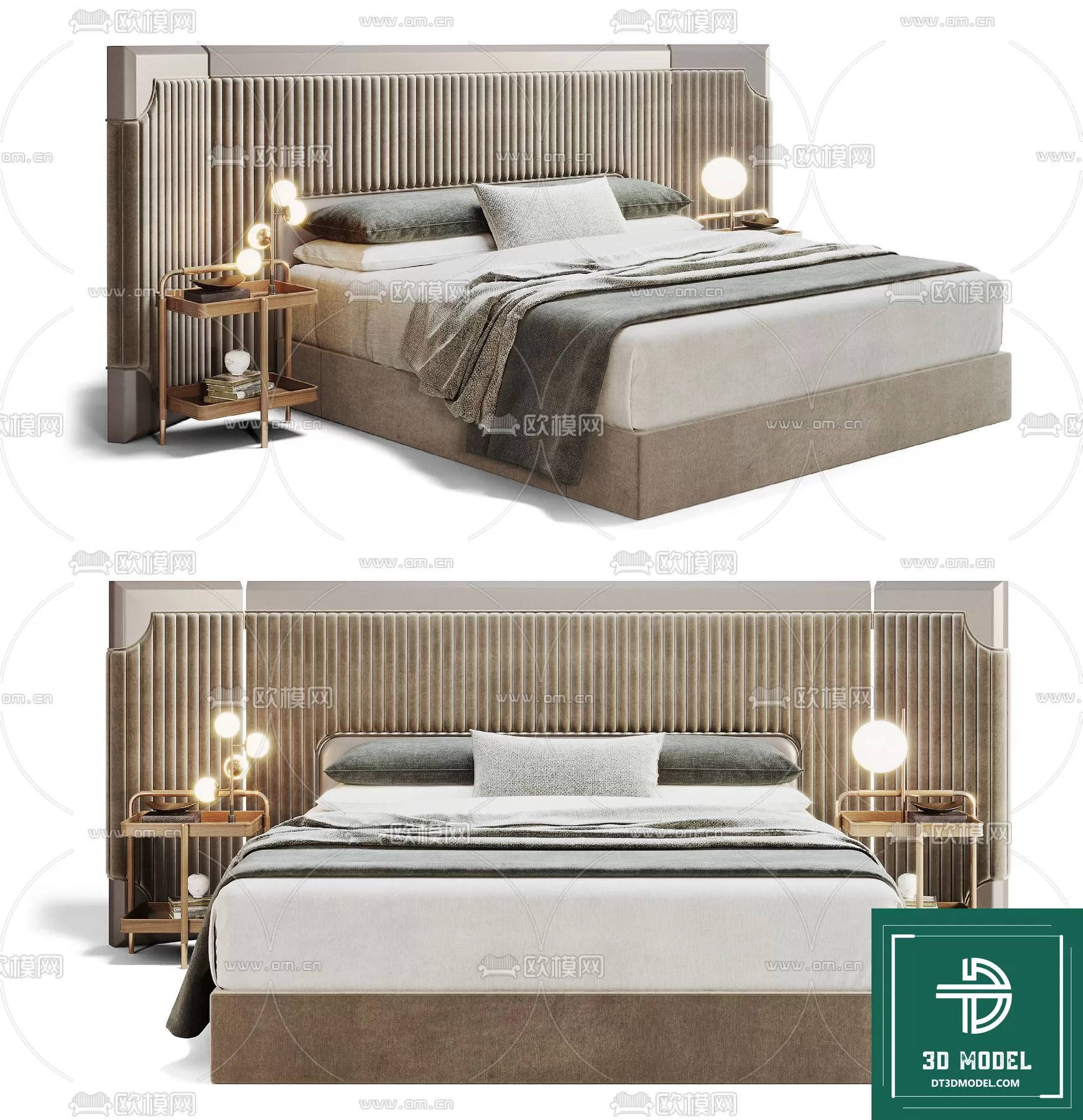 LUXURY – 3D Models – BED – 178
