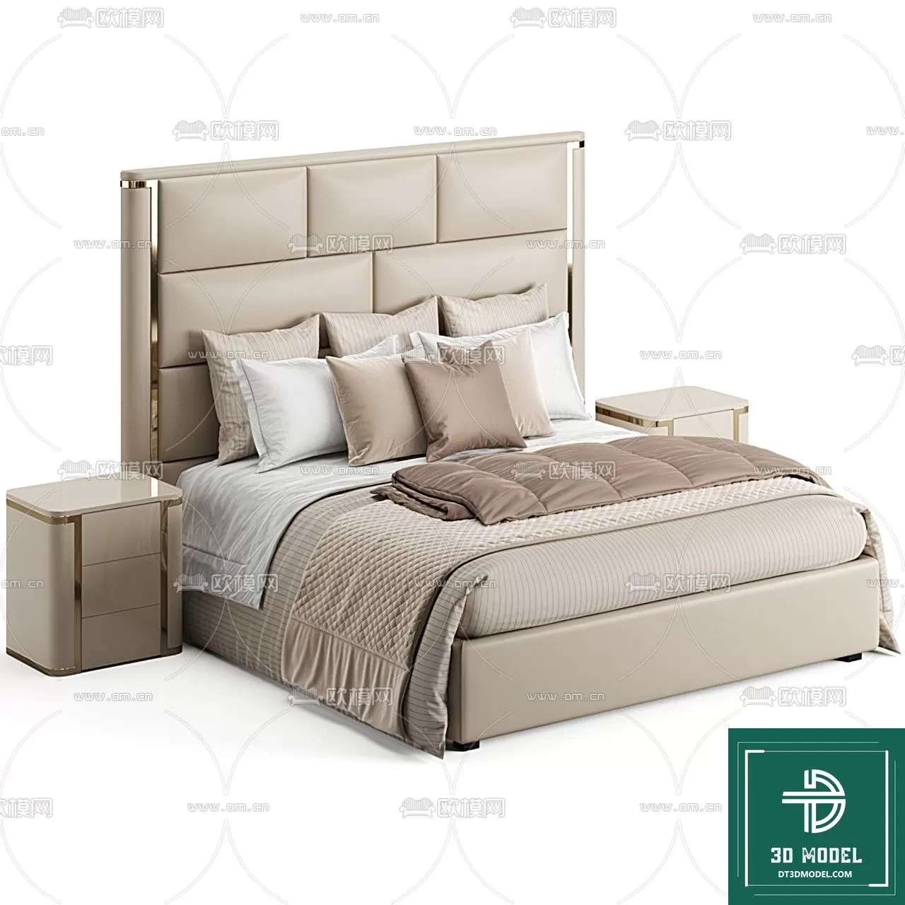 LUXURY – 3D Models – BED – 179