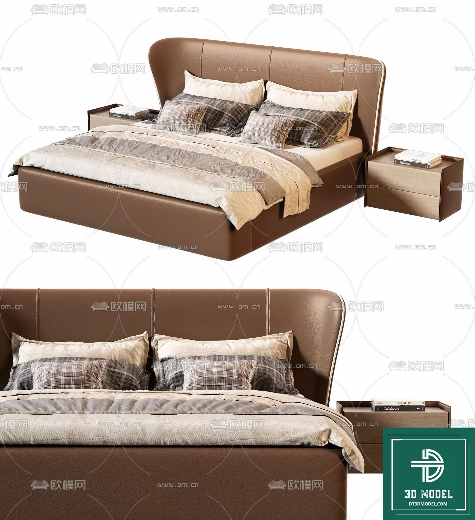 LUXURY – 3D Models – BED – 180