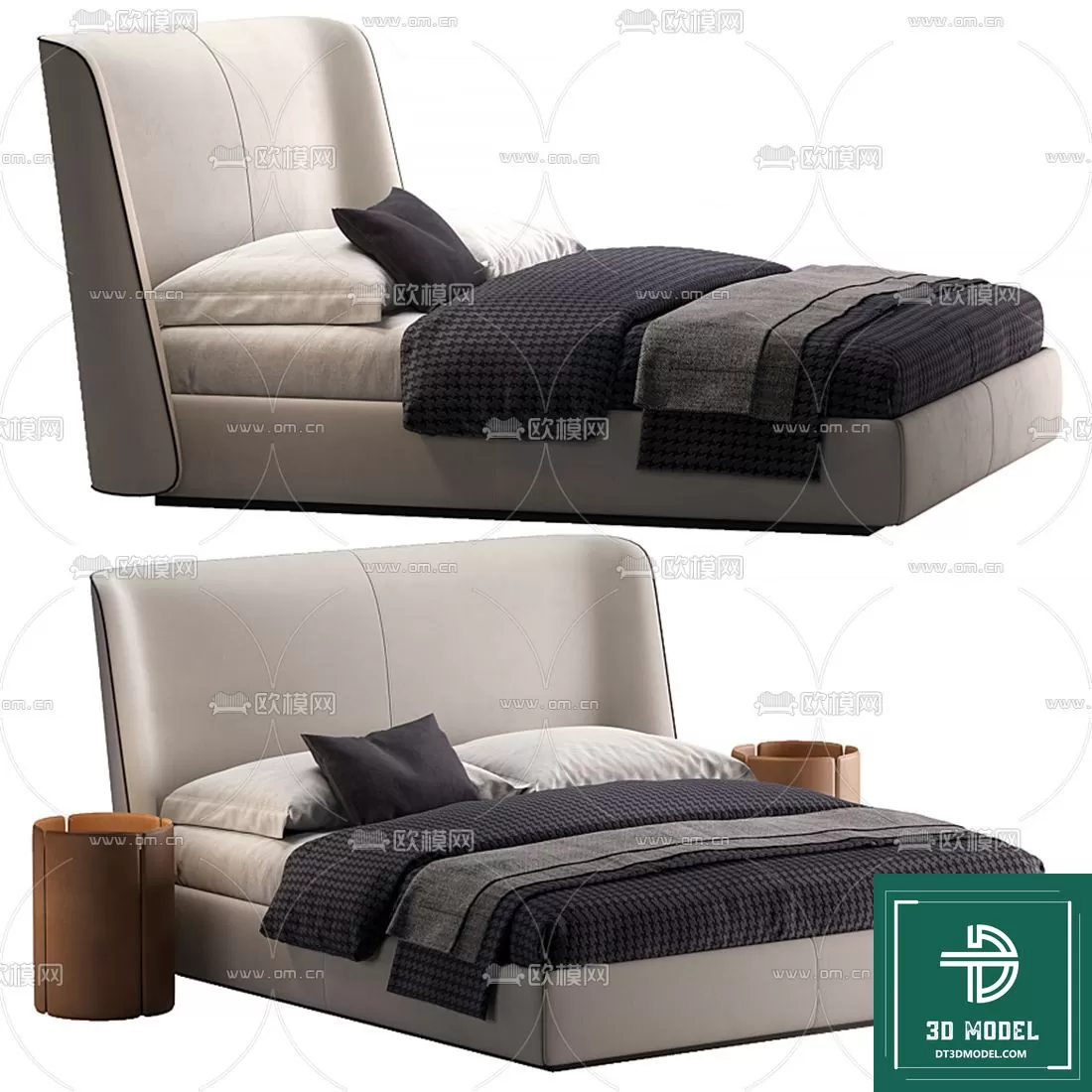 LUXURY – 3D Models – BED – 184