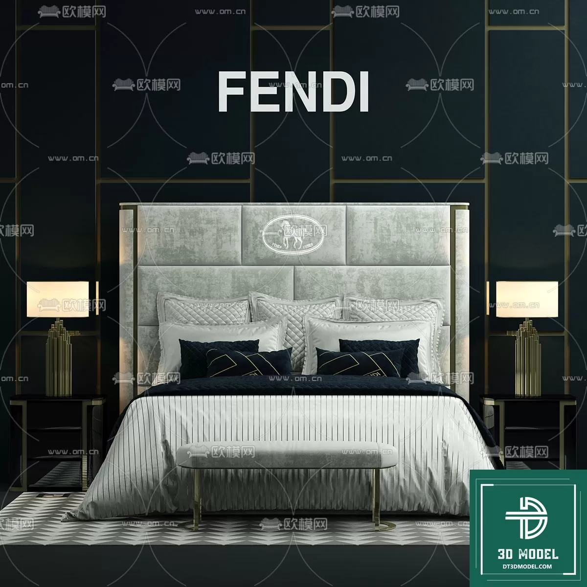 LUXURY – 3D Models – BED – 188