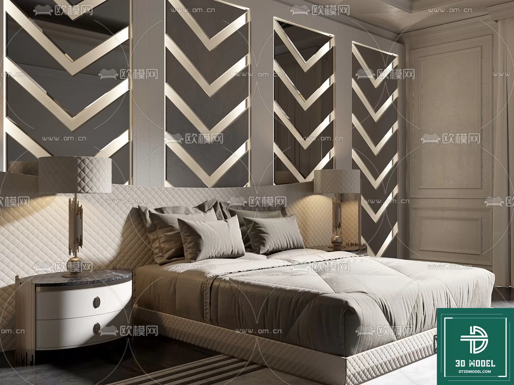 LUXURY – 3D Models – BED – 189
