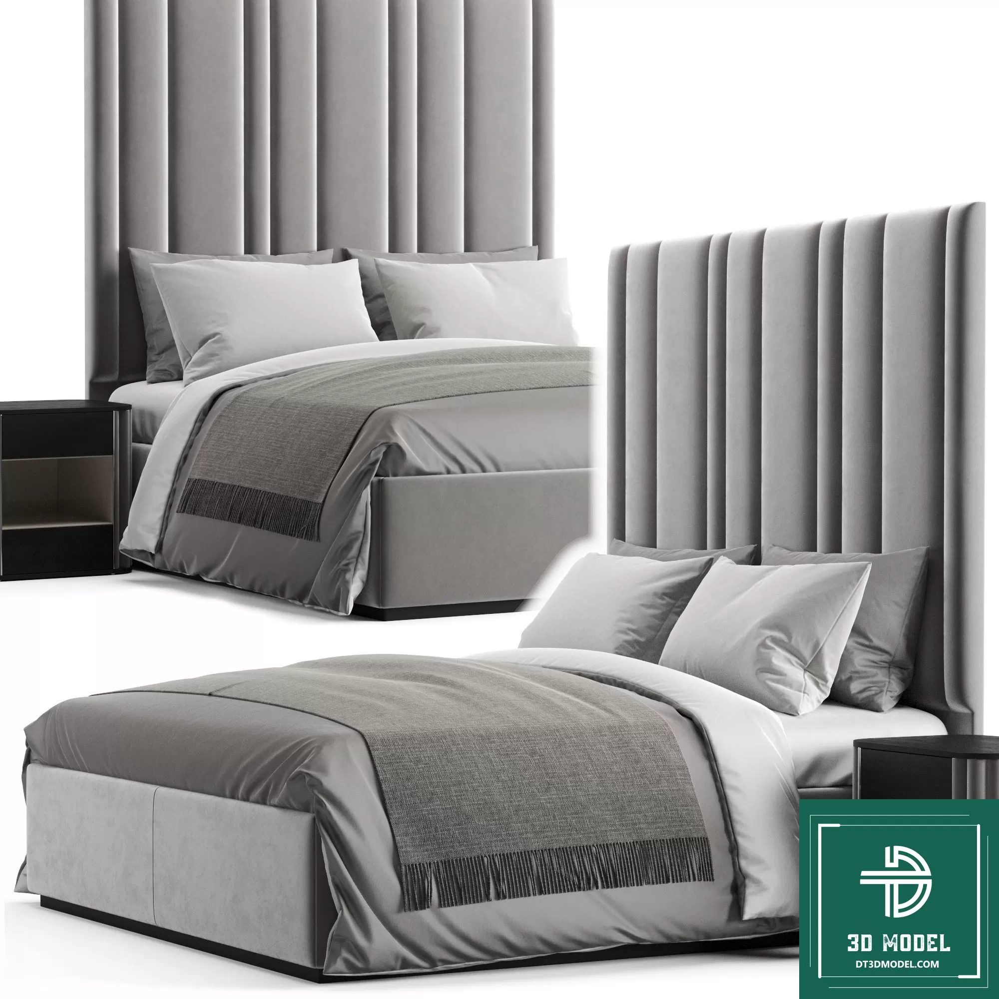 LUXURY – 3D Models – BED – 190