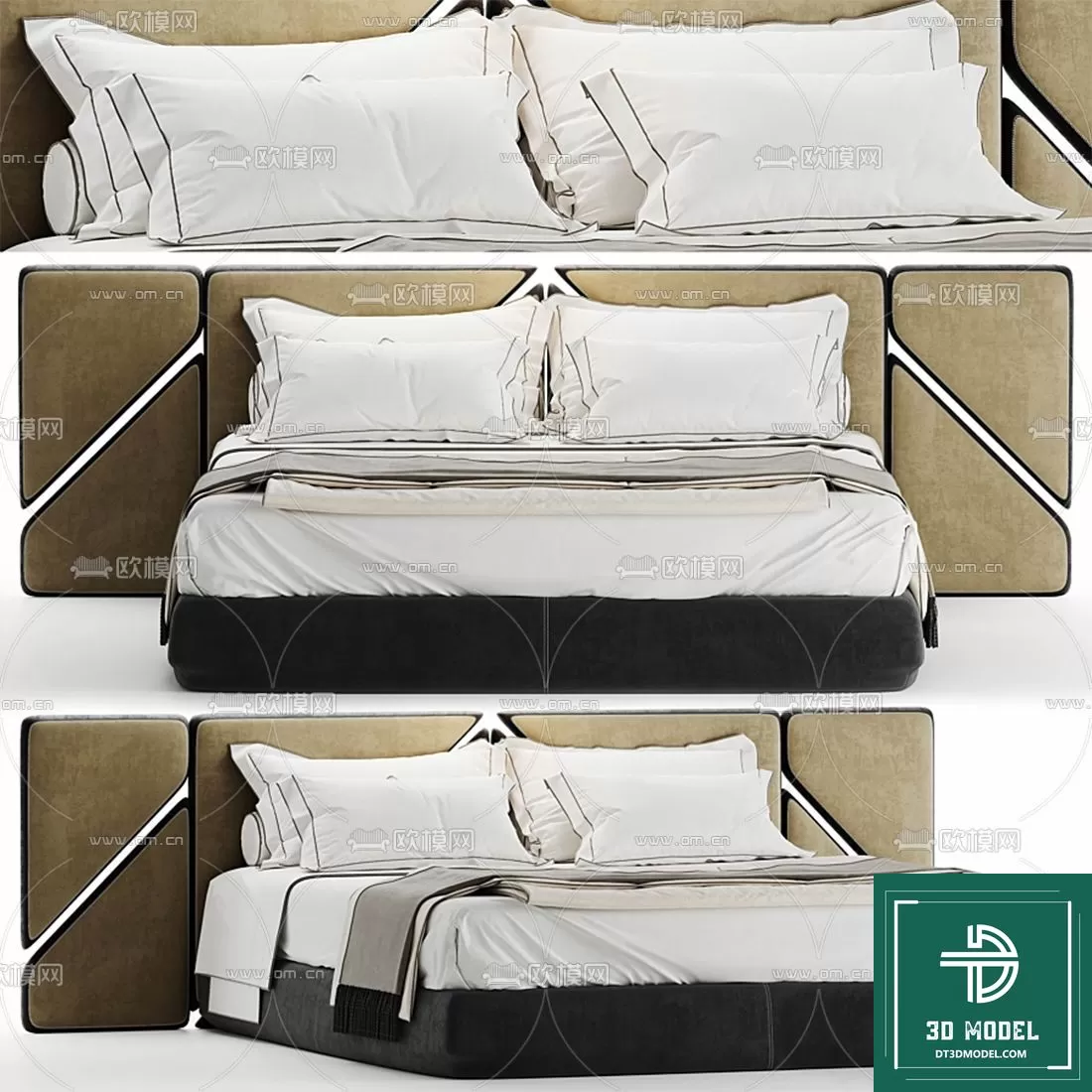 LUXURY – 3D Models – BED – 192